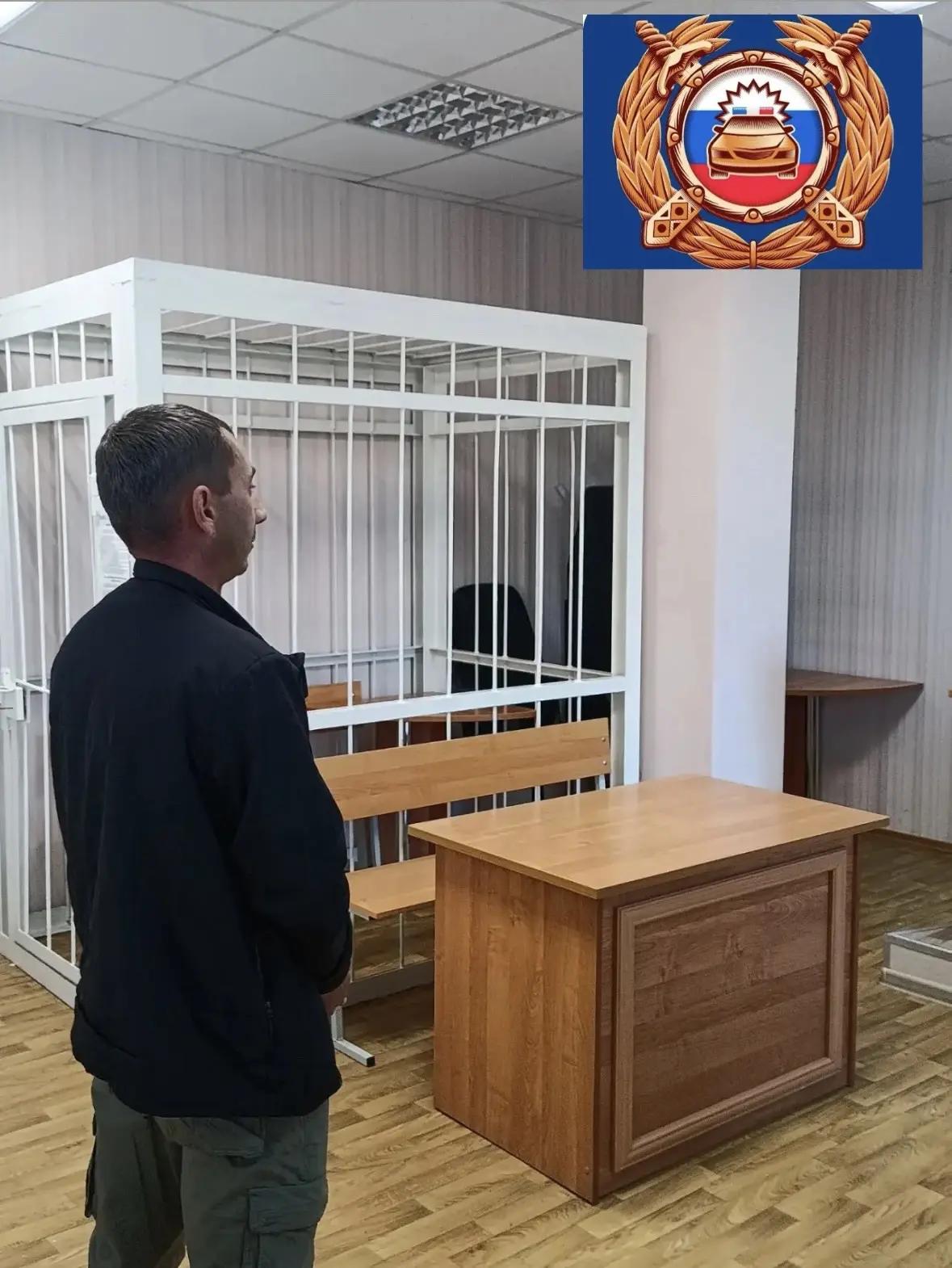 В Татарстане злостный нарушитель ПДД отправился под арест прямо с сельской улицы