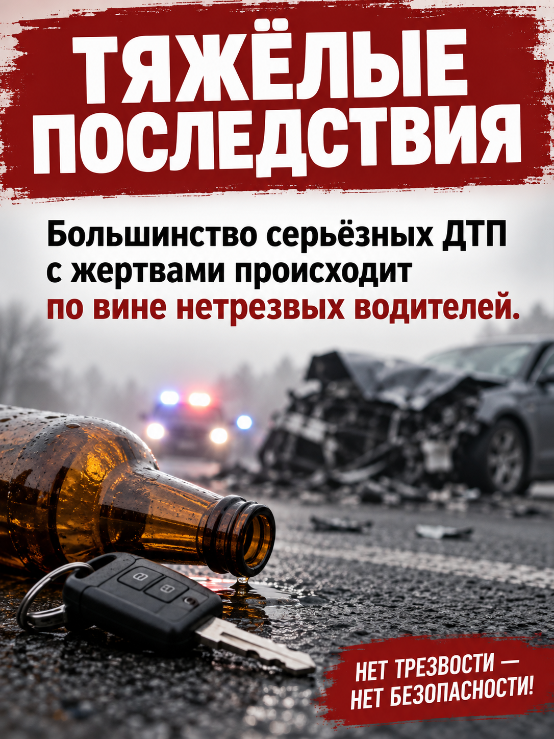 Главные опасности управления автомобилем в нетрезвом состоянии