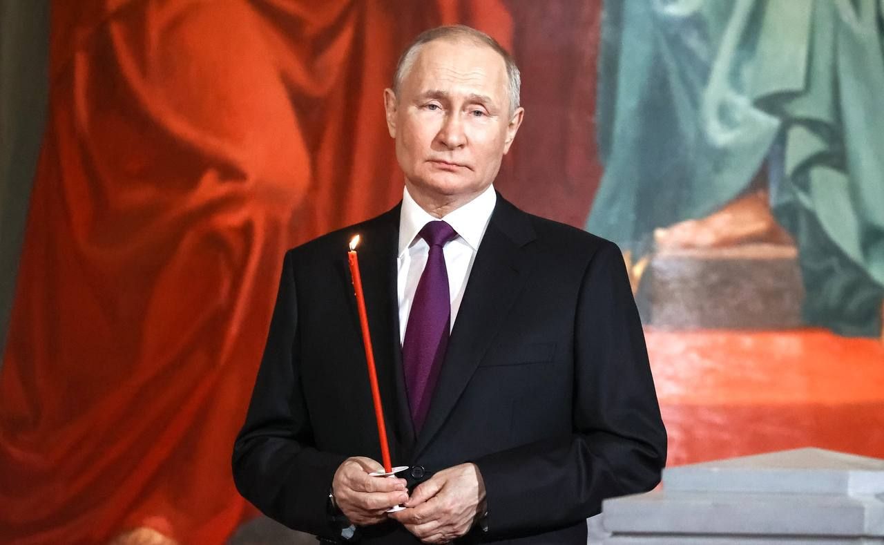 Владимир Путин поздравил россиян со светлым праздником Пасхи