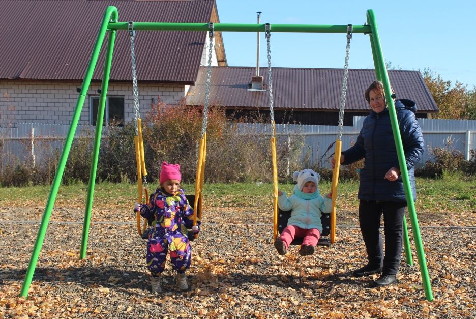 В Лаишеве появилась еще одна детская площадка