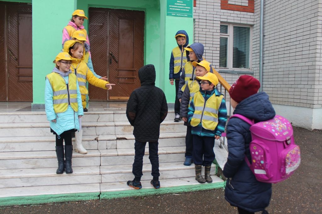 В Кирбинской школе отряд ЮИД пополнился  новыми активистами