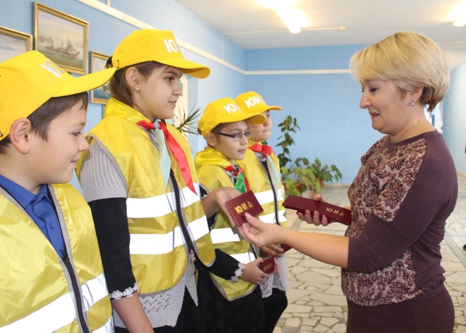 В Кирбинской школе отряд ЮИД пополнился  новыми активистами
