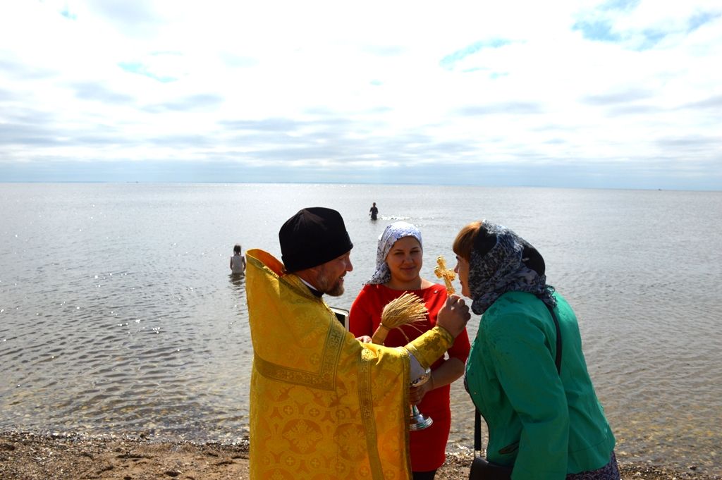 Празднование 1030-летия Крещения Руси в Лаишево. Освящение воды