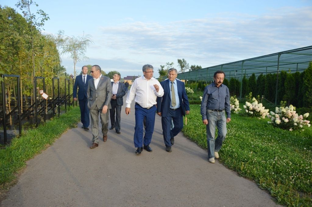 Главный редактор "Сельской жизни" Шамун Кагерманов с рабочим визитом в Лаишевском районе