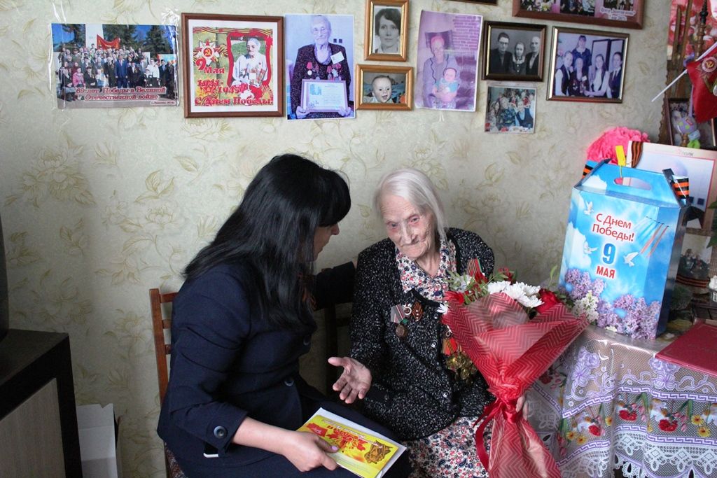Прасковья Наумова отметила 97-летие в канун великой Победы