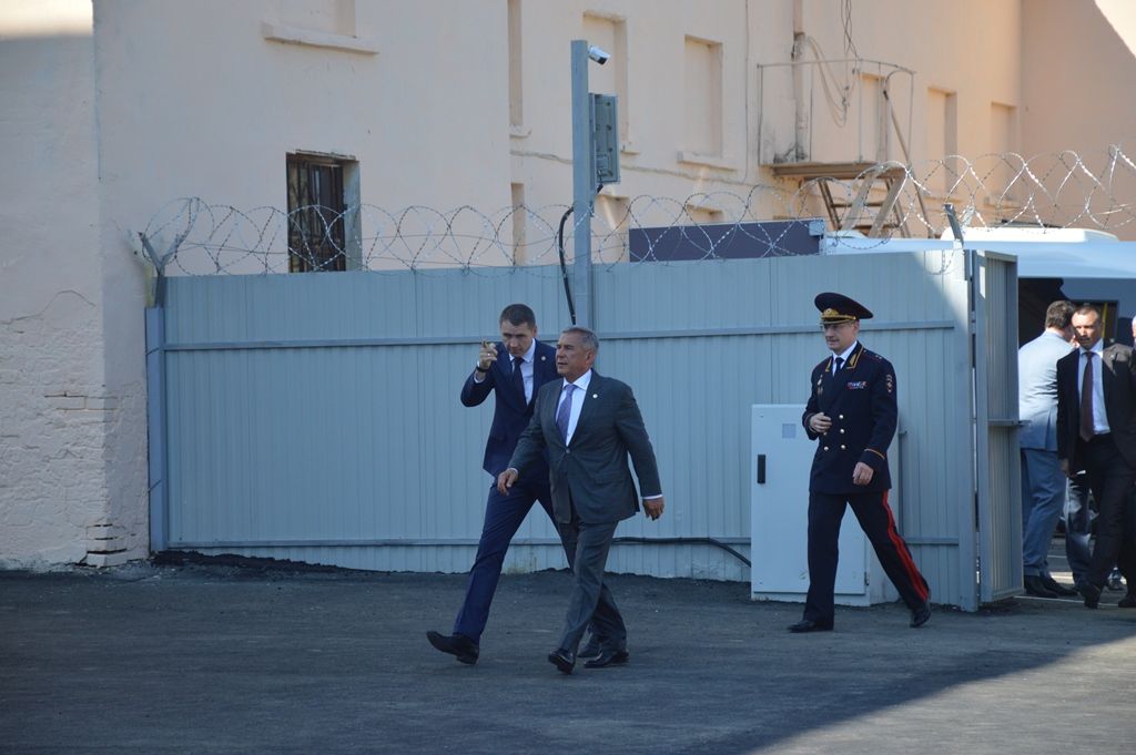 В Столбище Президент Татарстана открыл отделение полиции