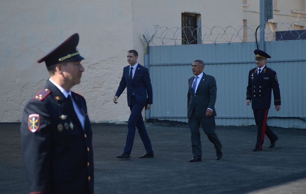 В Столбище Президент Татарстана открыл отделение полиции
