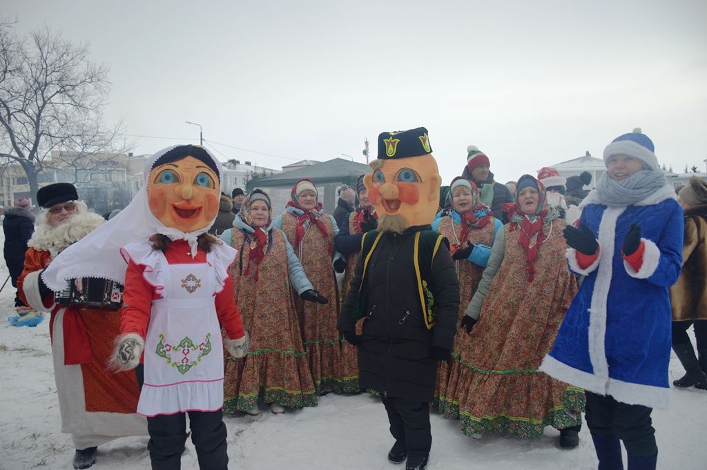 В Лаишево встречают Новый год горячей ухой