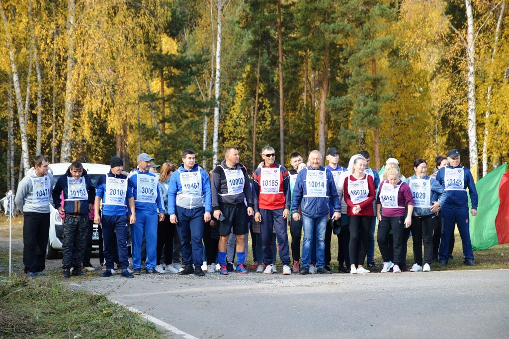 В первом забеге участвовали опытные бегуны