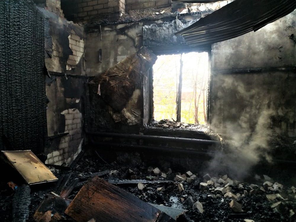 Пожар в частном доме в селе Столбище уничтожил все документы