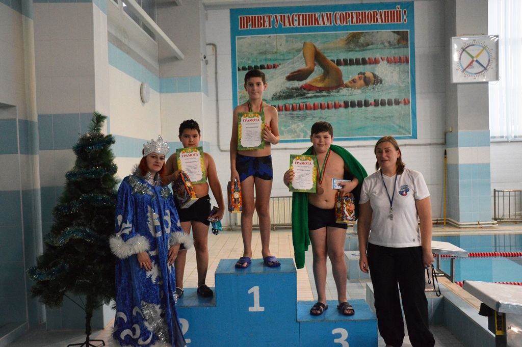 В лаишевском бассейне СОК «Кама» наградили самых быстрых пловцов