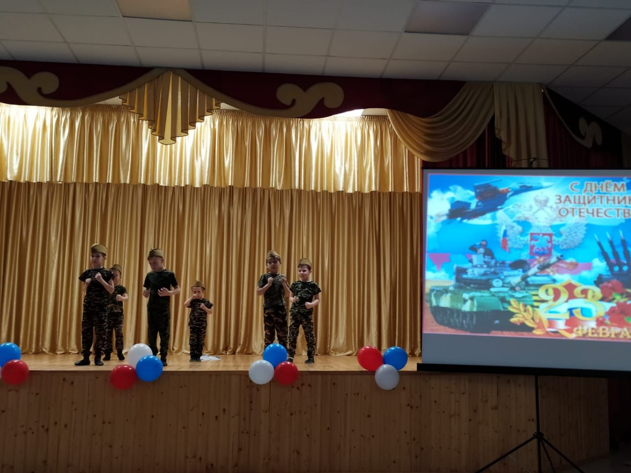 В Лаишевском районе состоялся концерт, посвященный Дню защитника Отечества