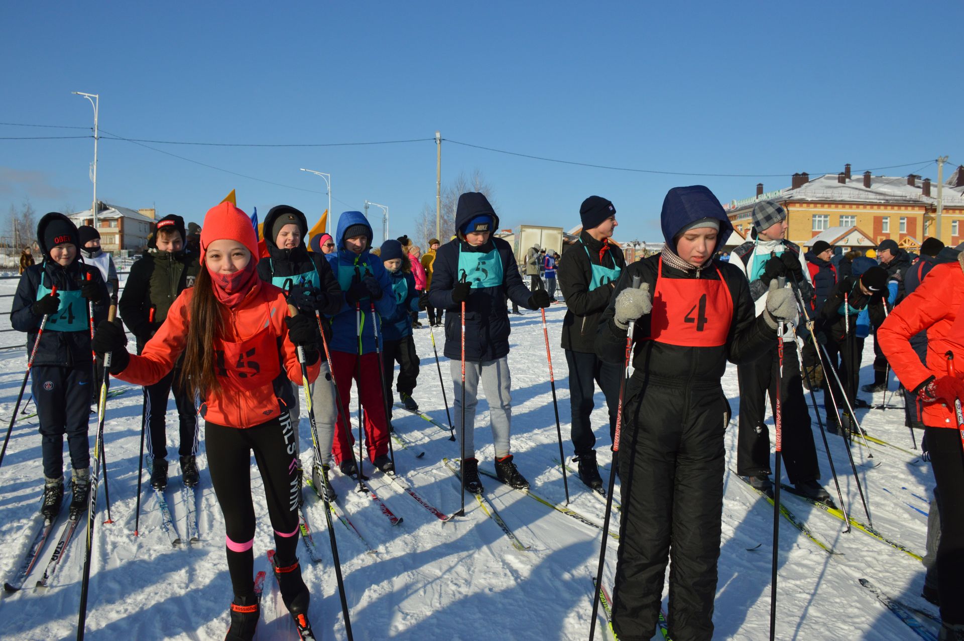 Второй забег в «Лыжне России 2020» был отдан девчонкам до 14 лет