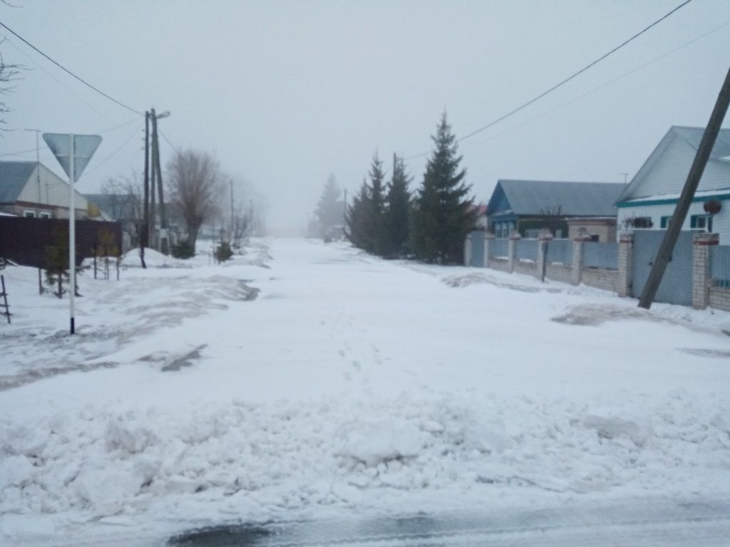 Лаишевский район завалило снегом