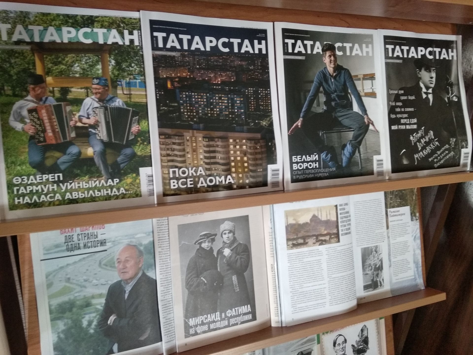 В Лаишевской библиотеке подготовлена выставка к 100 летию  журнала «Татарстан»
