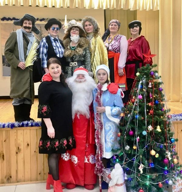 Репортаж с новогоднего праздника из села Рождествено