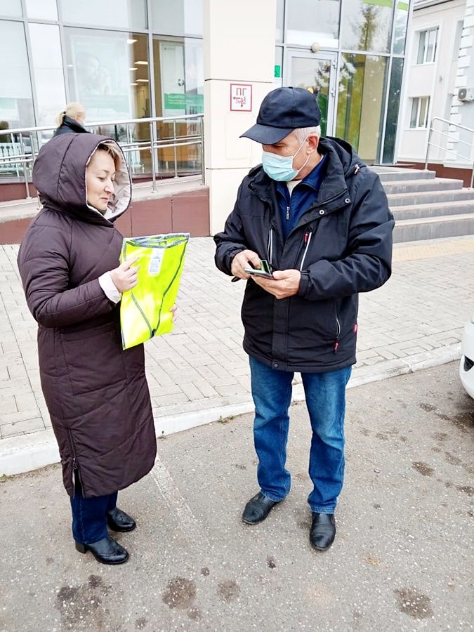 Акция «Пешеход» в Лаишево нашла отклик у горожан