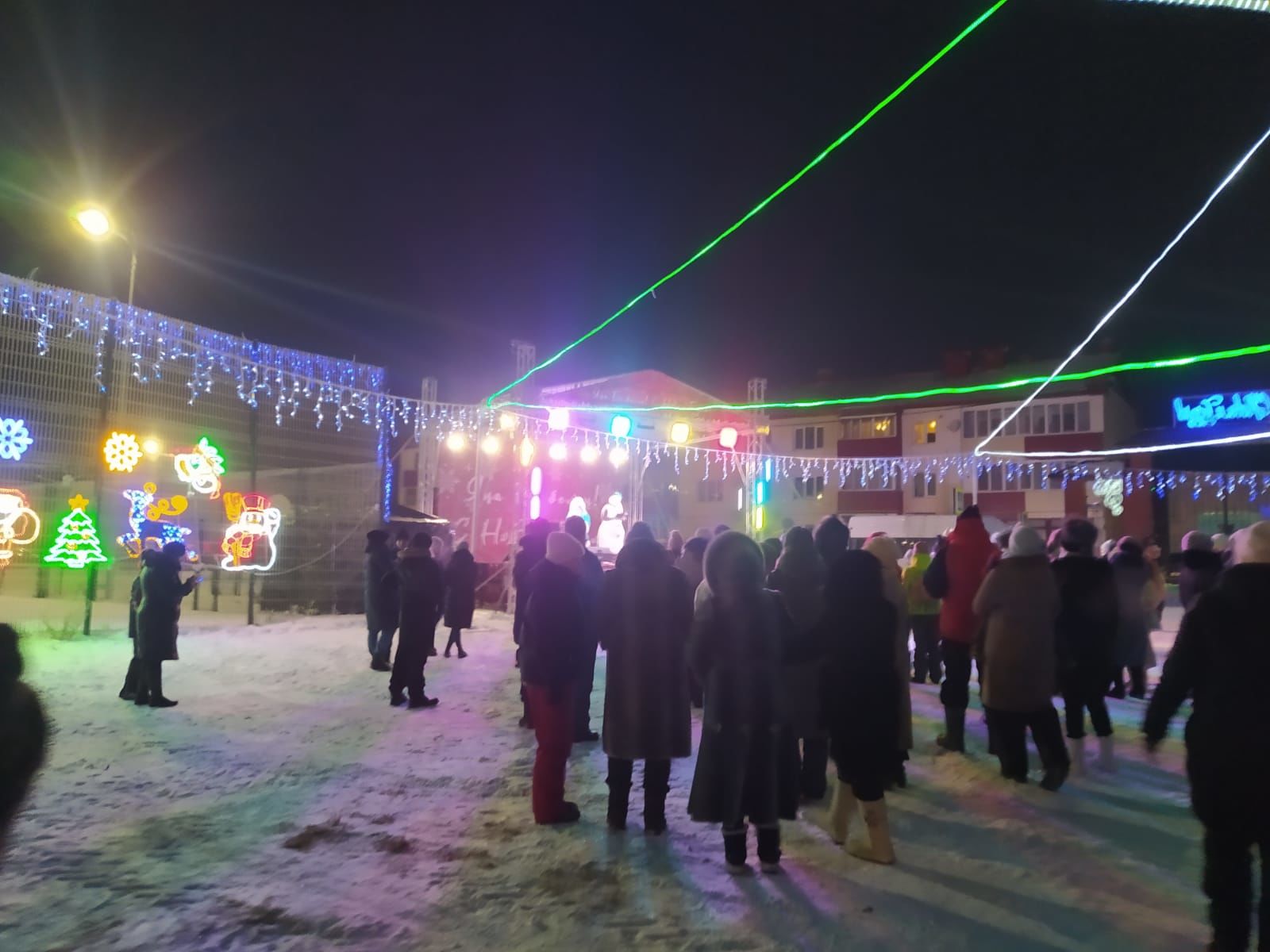 В Лаишево прошли новогодние гуляния