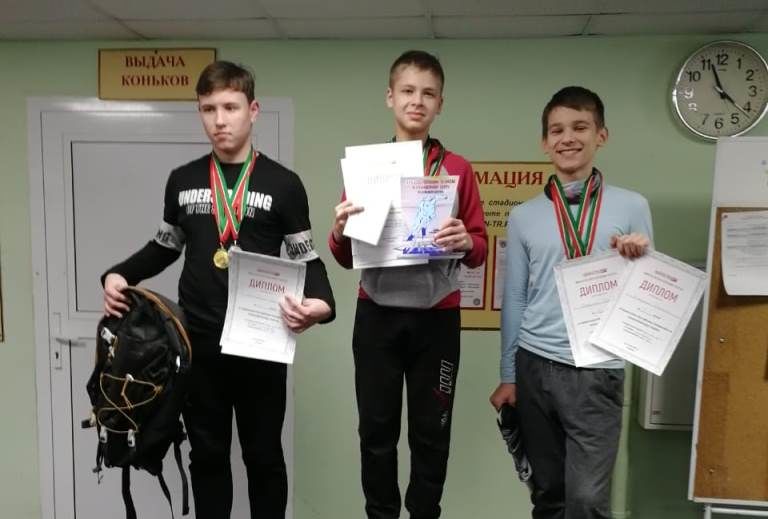 Одиннадцать медалей завоевали конькобежцы Лаишевского района