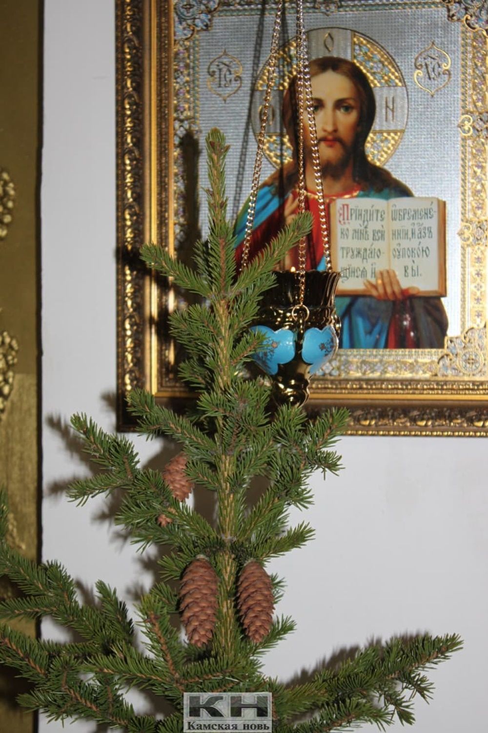 Ночная рождественская служба состоялась в Софийском соборе города Лаишево