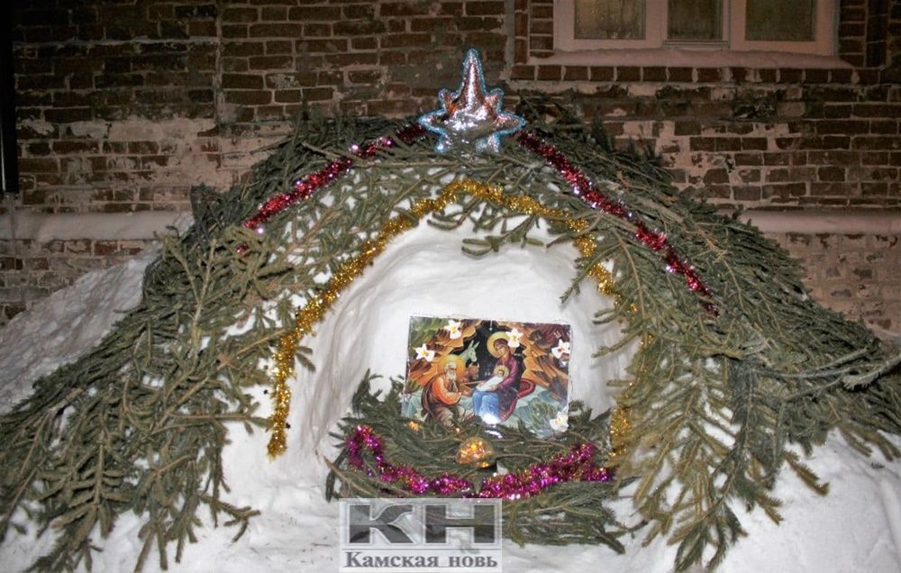 Ночная рождественская служба состоялась в Софийском соборе города Лаишево