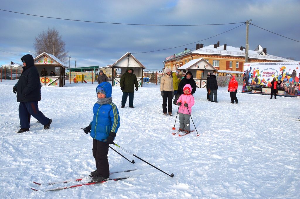 В Лаишево соревновались лыжники района
