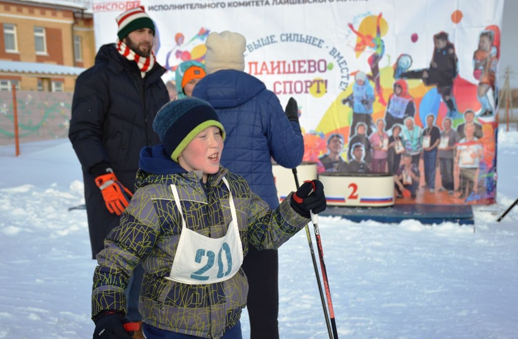 В Лаишево соревновались лыжники района