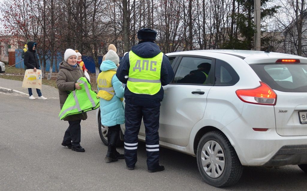 В Лаишево прошла акция ко Дню памяти жертв ДТП