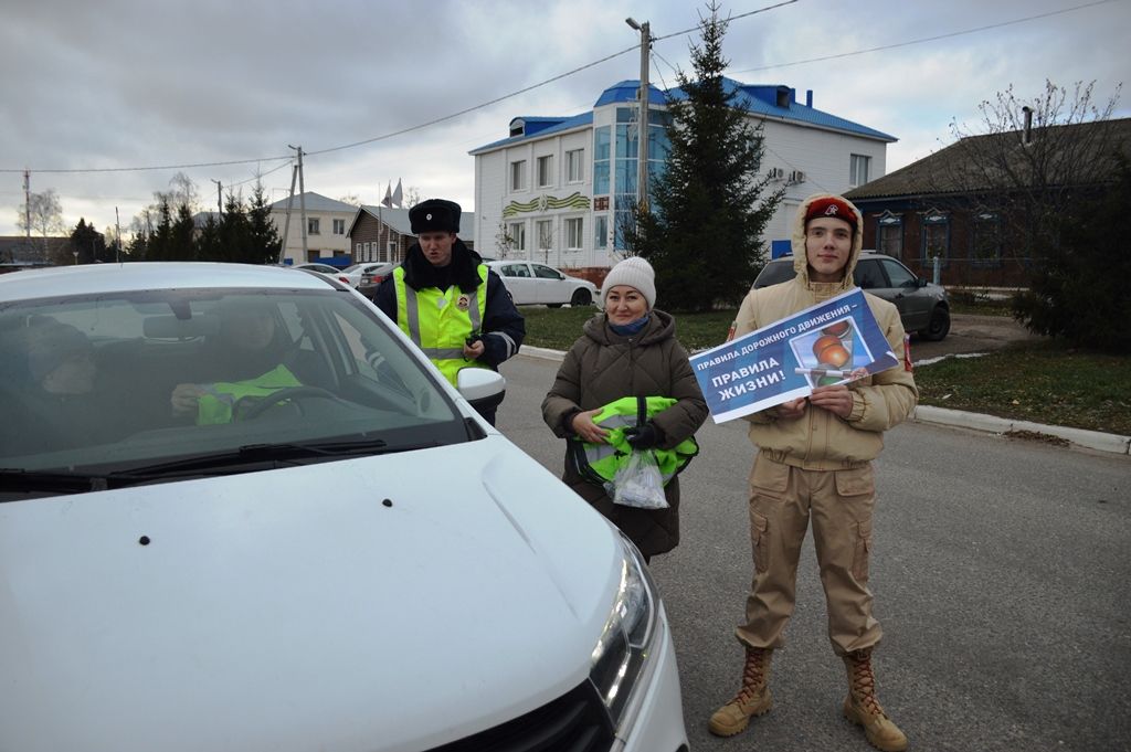 В Лаишево прошла акция ко Дню памяти жертв ДТП