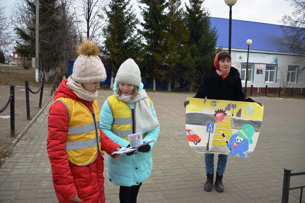 В Лаишево прошла акция ко Дню памяти жертв ДТП