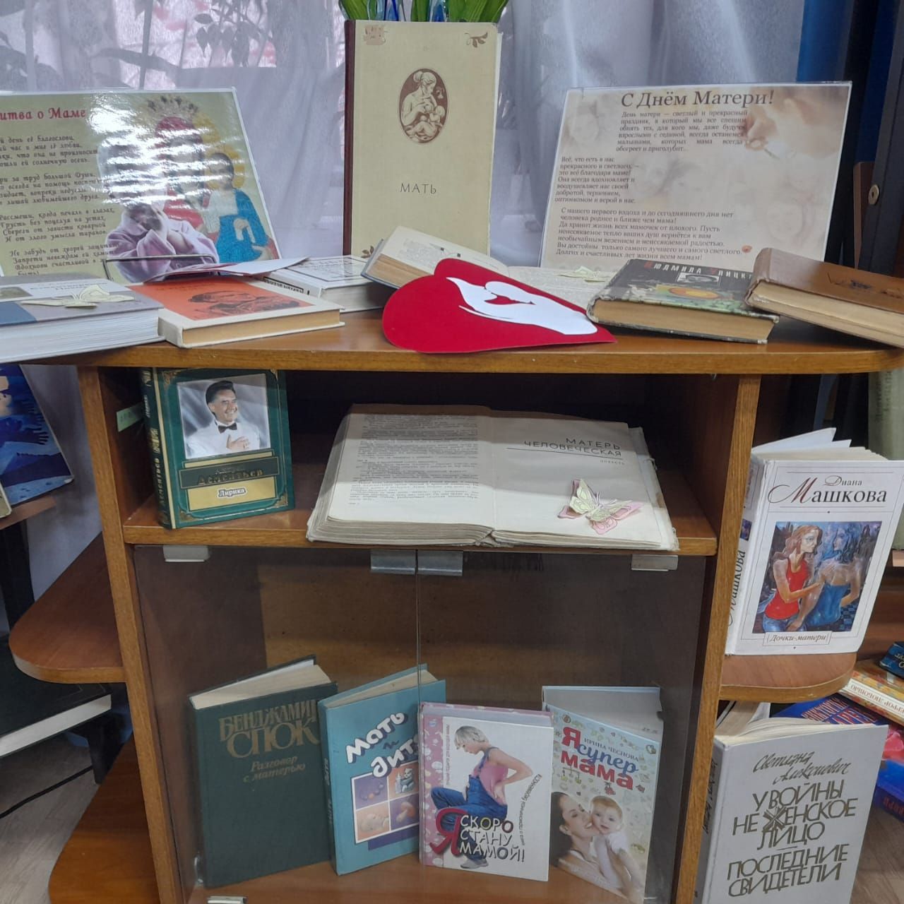 Литература о женщине-матери представлена на новой книжной выставке в Лаишевской библиотеке