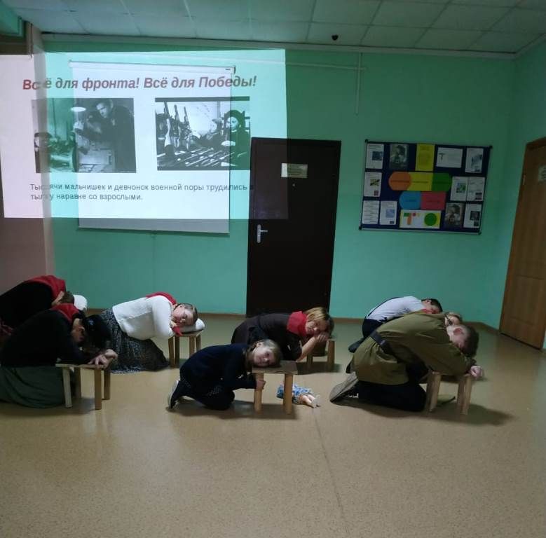 Лаишевские школьники показали детям войны  постановку о военном времени
