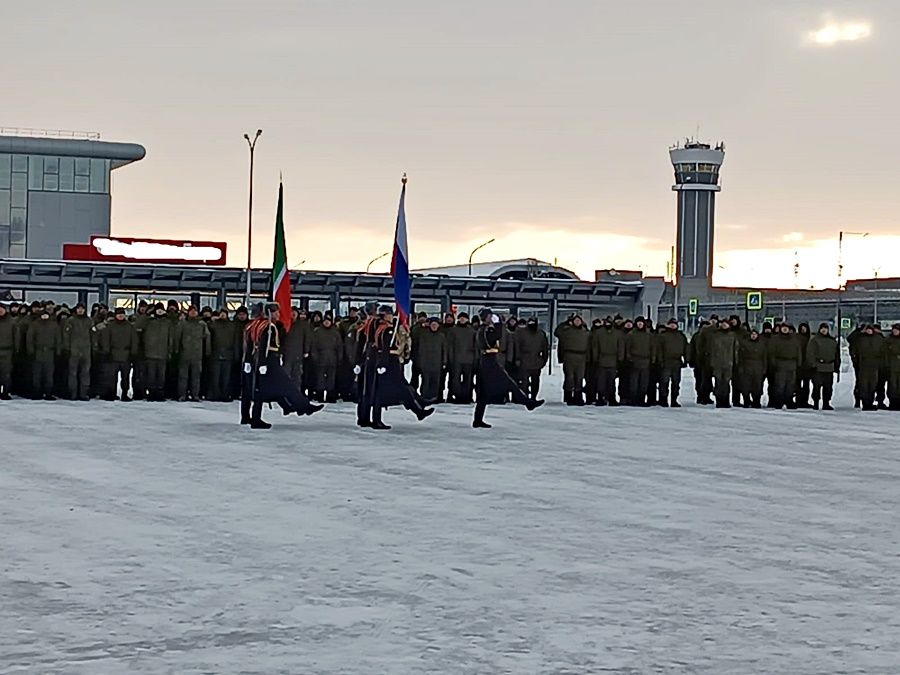 Сегодня, 27.12.2022 года, провожали бойцов на освобожденные территории Украины