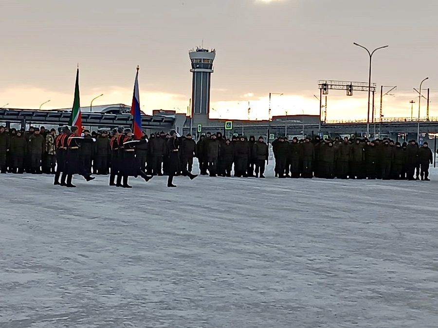 Сегодня, 27.12.2022 года, провожали бойцов на освобожденные территории Украины