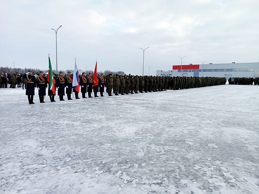 Сегодня, 27.12.2022 года, провожали бойцов на освобожденные территории Украины