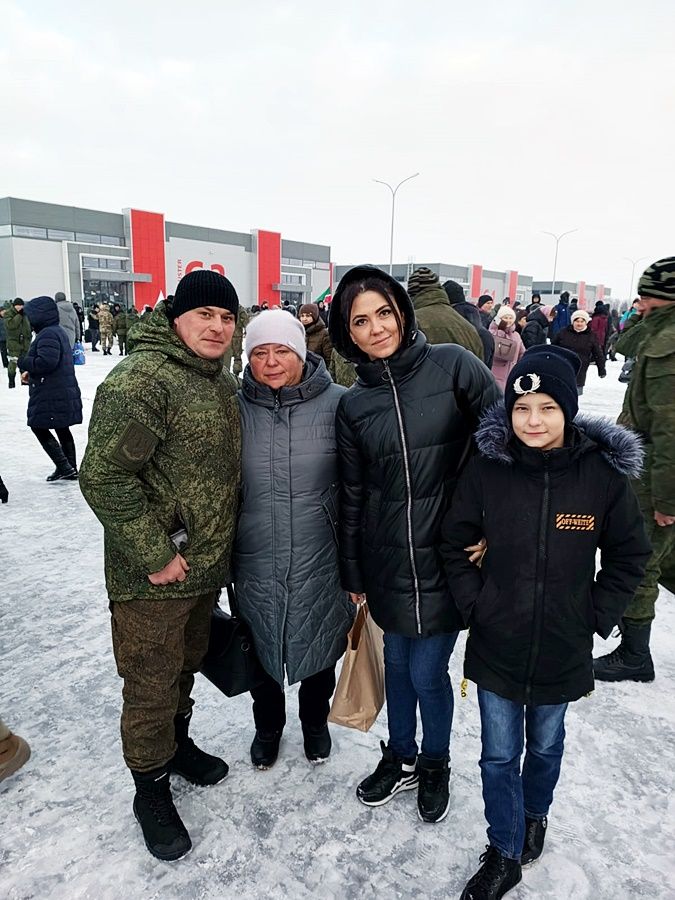 Сегодня, 27.12.2022 года, провожали бойцов на освобожденные территории Украины