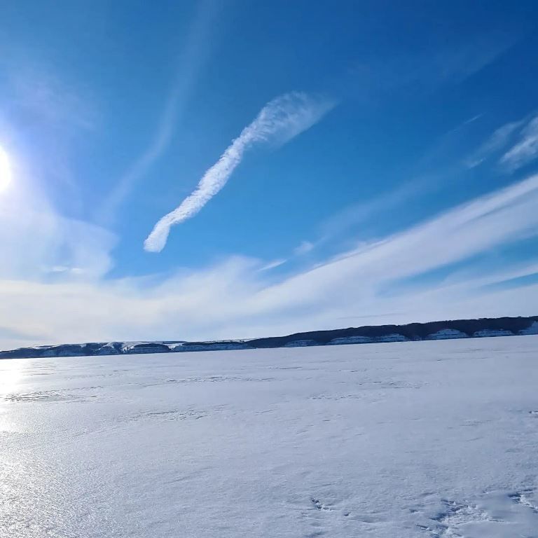 Зимний пейзаж от Марселя Булатова