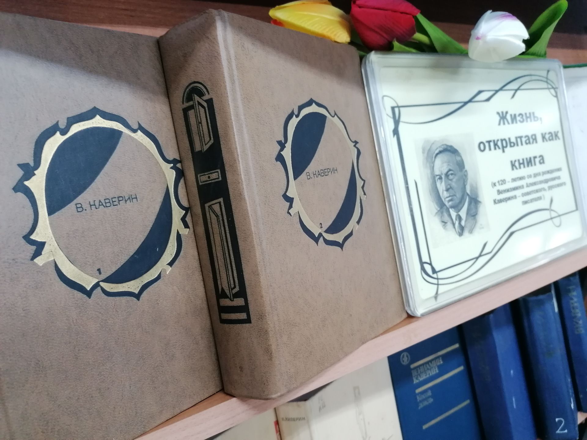 Новая книжная выставка к 120-летию Каверина открылась в библиотеке