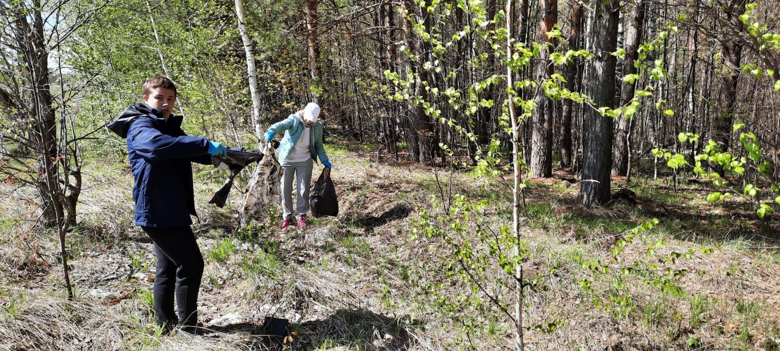 Сегодня в Лаишево прошла акция «Чистые леса Татарстана»