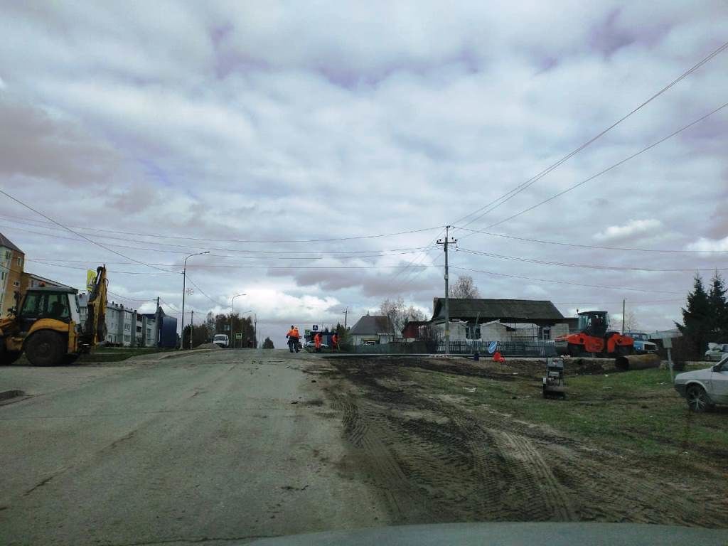 В микрорайоне г. Лаишева – на Новой Базе асфальтируют дороги