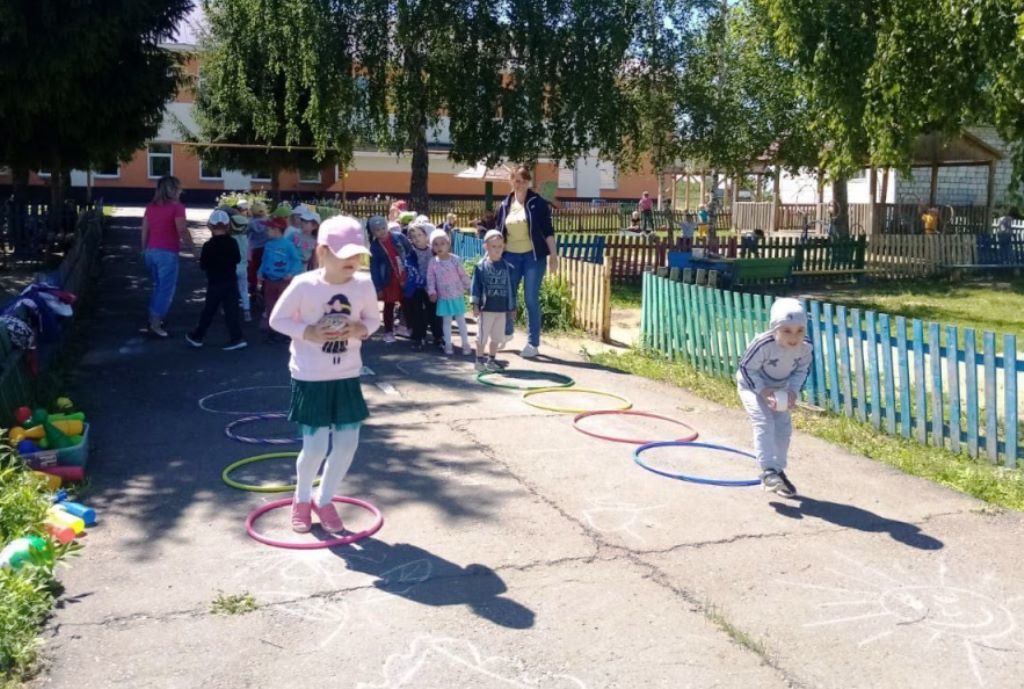 В детском саду «Радуга» прошло соревнование «Летние Олимпийские игры»