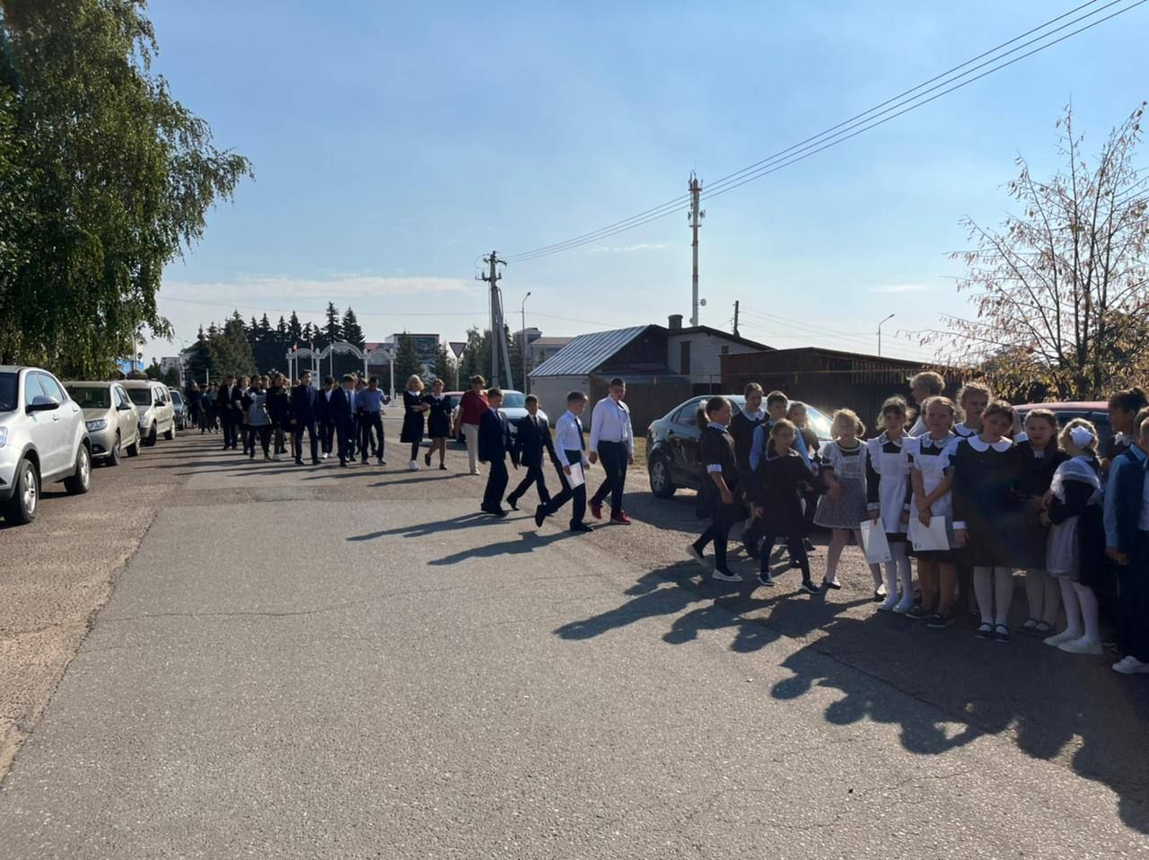 В учебных целях проведена эвакуация в средней школе № 2 г. Лаишево