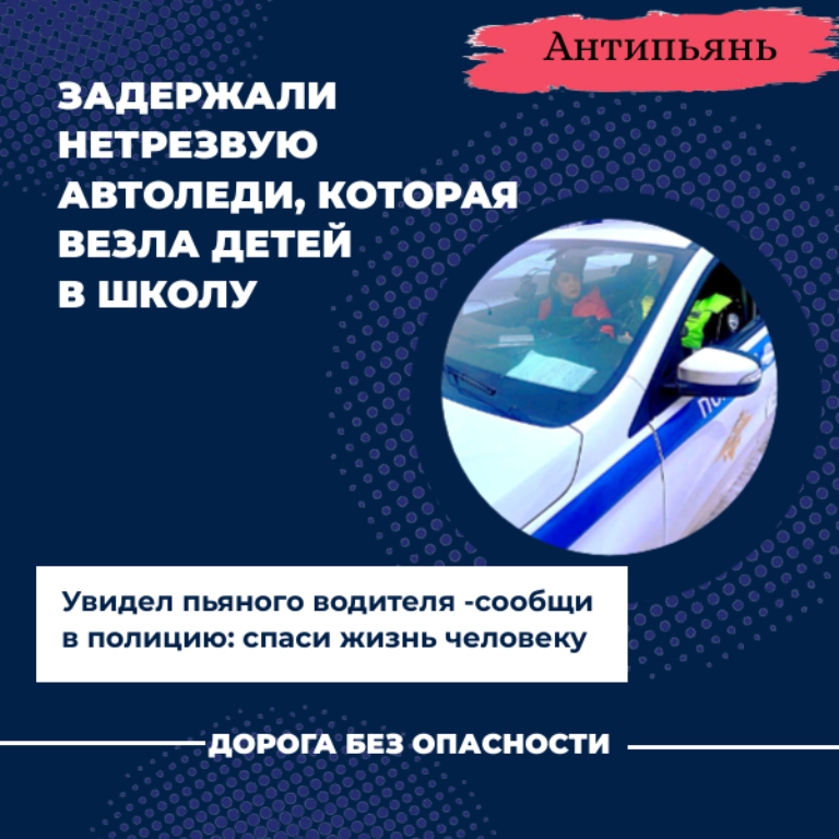 В Лаишевском районе нетрезвая автоледи пыталась отвезти своих детей в школу
