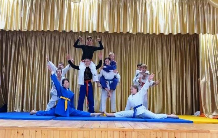 Спортчылар күрсәткеч чыгыш ясауда үзләренең осталыкларын күрсәттеләр