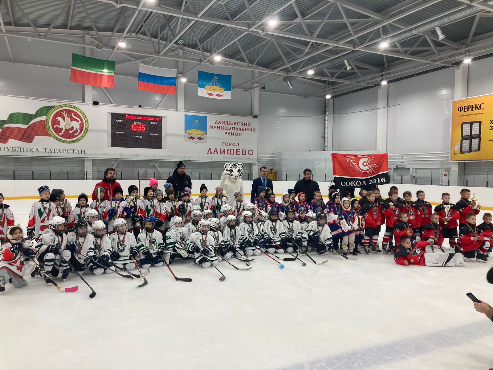 В Лаишево завершился турнир по хоккею «Ястреб Cup»