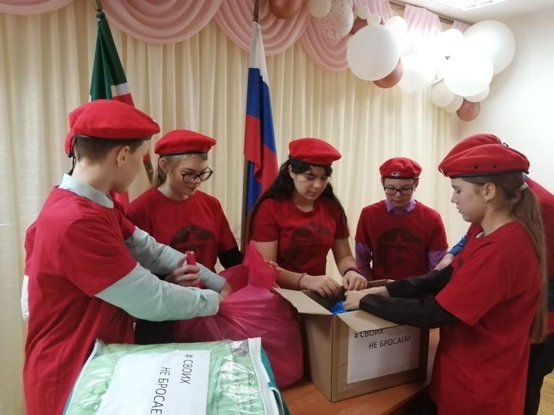 Пелевские школьники приняли участие в акции «Посылка солдату»