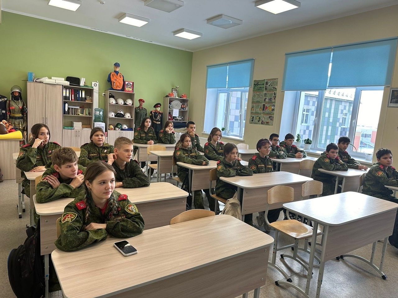 Профориентация в Лаишевском районе: школьники встретились с полицейскими