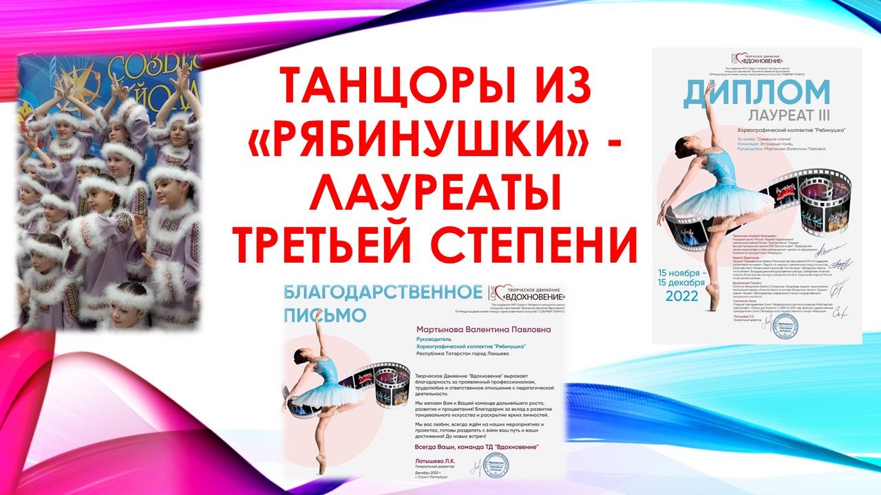 Лаишевские танцоры успешно выступили в международном онлайн-конкурсе