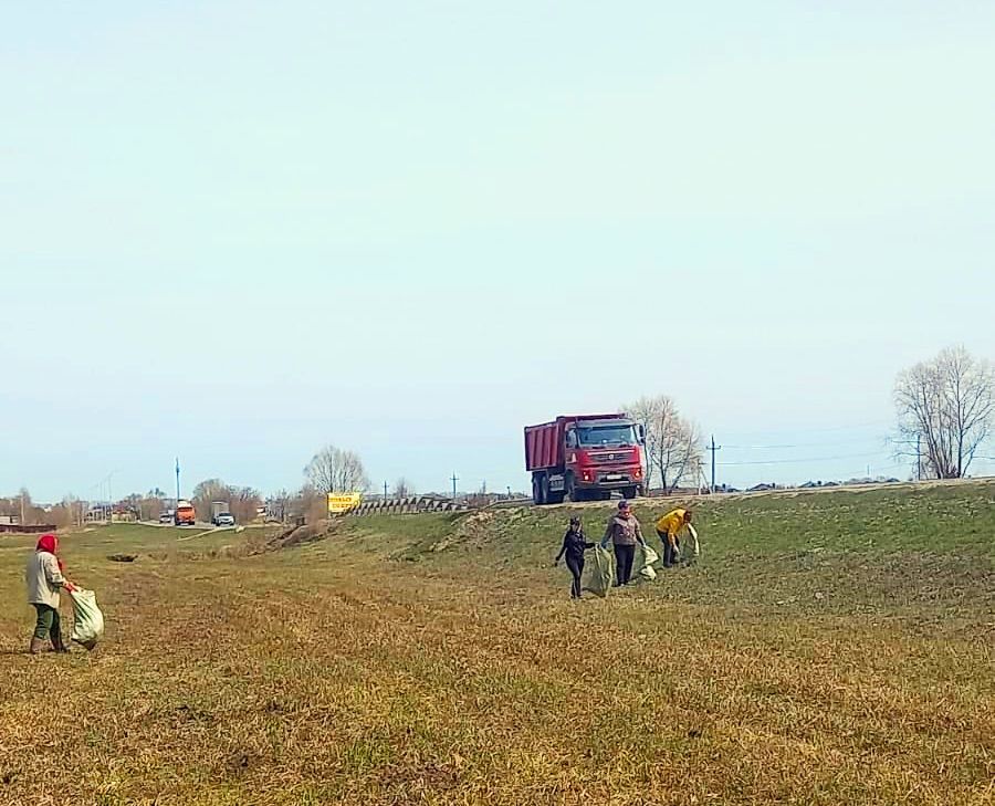 Придорожные полосы вдоль автомобильный дороги Сокуры – Кирби привели в порядок