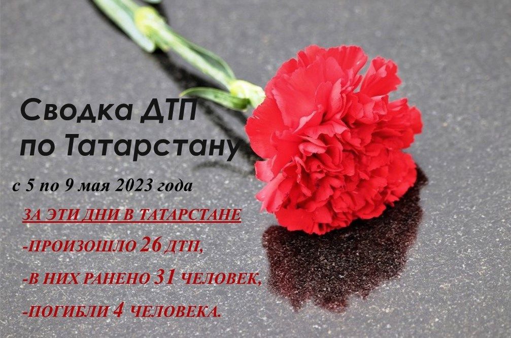 Дорожные войны. Сводка ДТП по Татарстану с 5 по 9 мая 2023 года